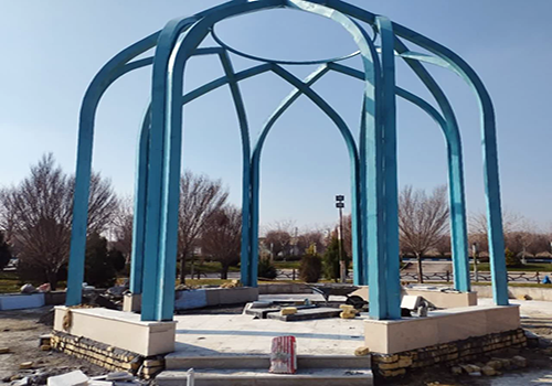 اتمام احداث فاز اول یادمان شهدای گمنام